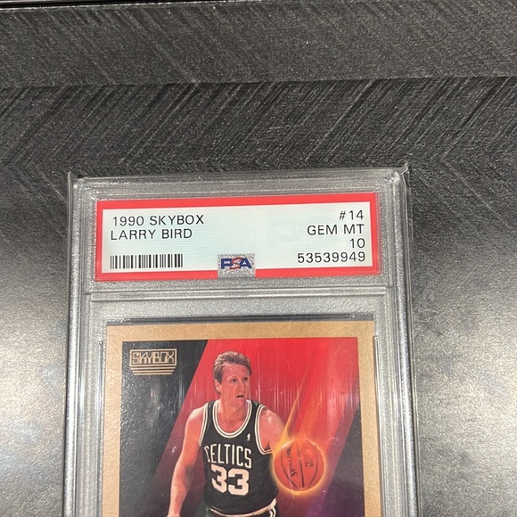 LARRY BIRD 1990 SKYBOX #14 PSA 10 GEM-MT - Picture 2 of 7